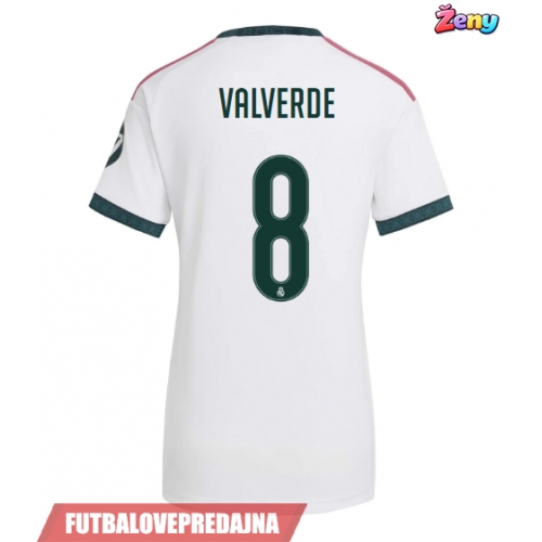 Lacne Ženy Futbalové dres Real Madrid Federico Valverde #8 2026-27 Krátky Rukáv - Domáci